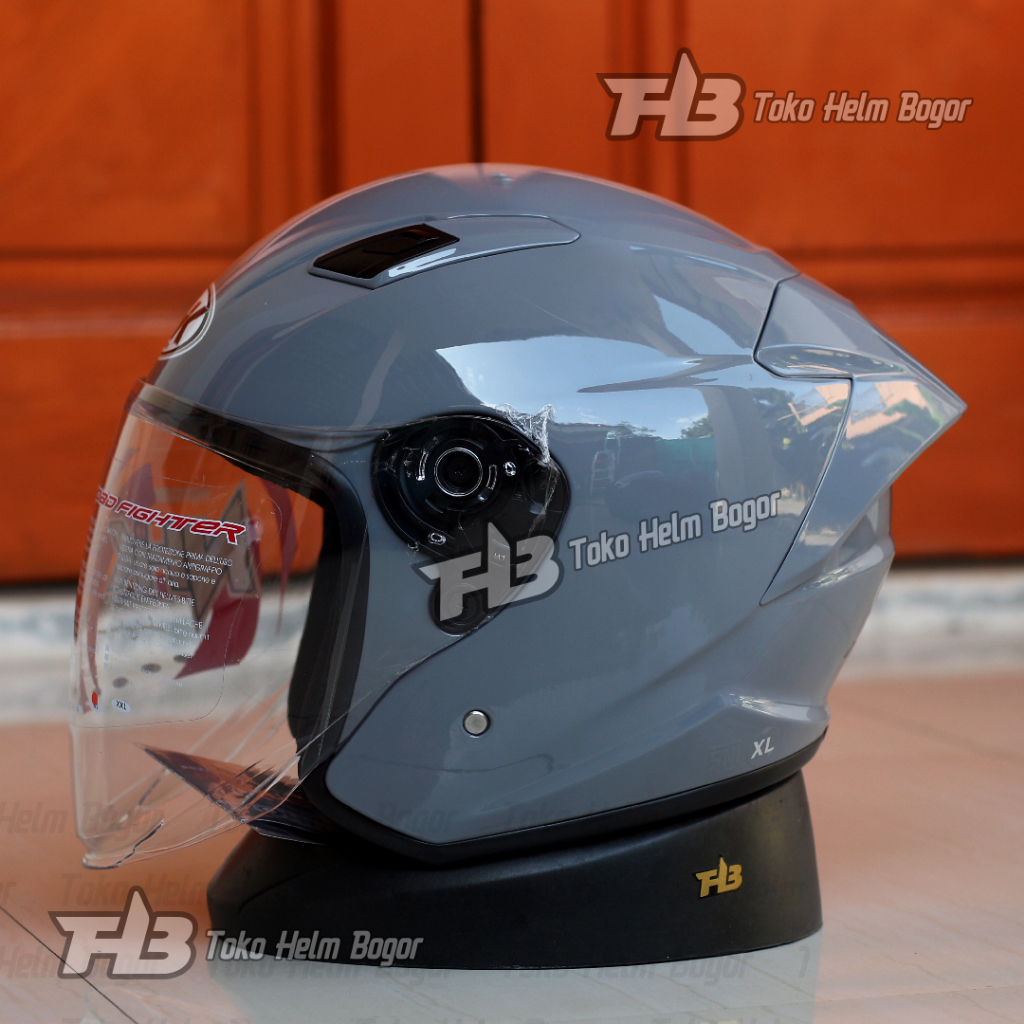 Jual NHK HELM R1 ELITE SOLID SOLID | DIM GREY GLOSSY | SINGLE VISOR ...