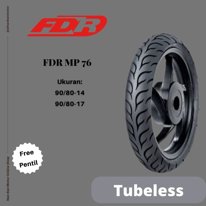 Jual Ban Motor FDR MP 76 Soft Compound 90/80-14 & 90/80-17 | Shopee ...