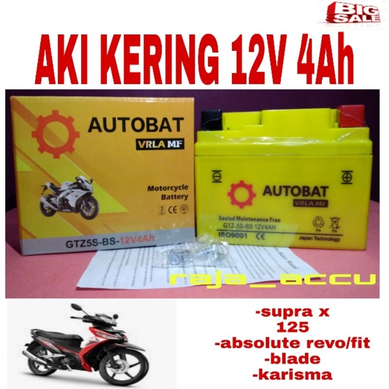 Jual AKI MOTOR, REVO ABSOLUTE,SUPRA X 125,REVO LAMA,REVO FIT, BLADE