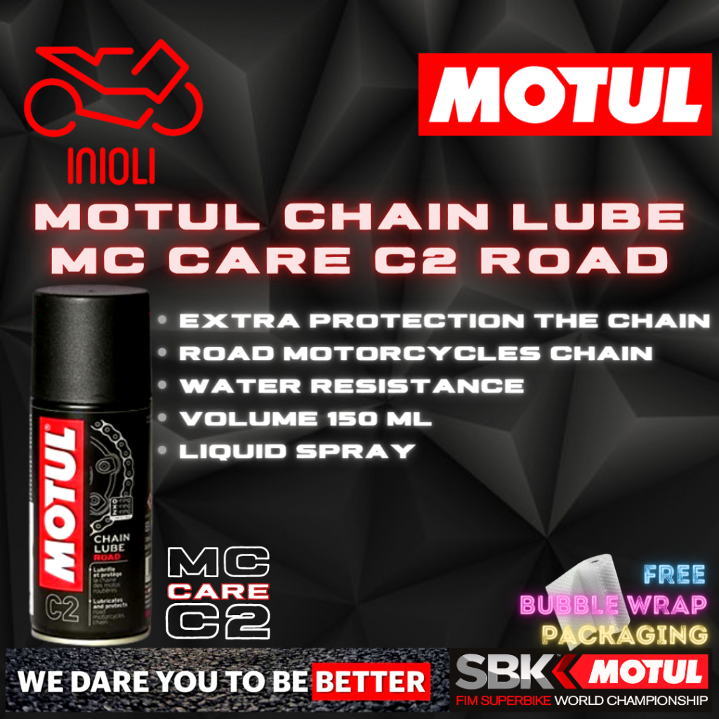 Jual MOTUL CHAIN LUBE C2 ROAD PELUMAS RANTAI MOTOR MOTUL 150 ML MOTUL