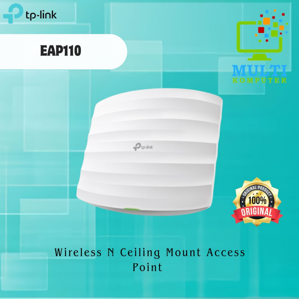 Jual Tp Link Eap110 Wireless N Ceiling Mount Access Point 300mbps