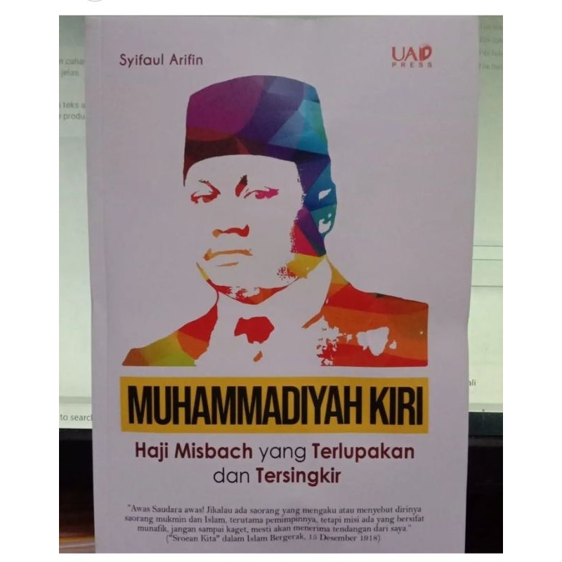 Jual Muhammadiyah kiri haji Misbach yang terlupakan dan tersingkir ...