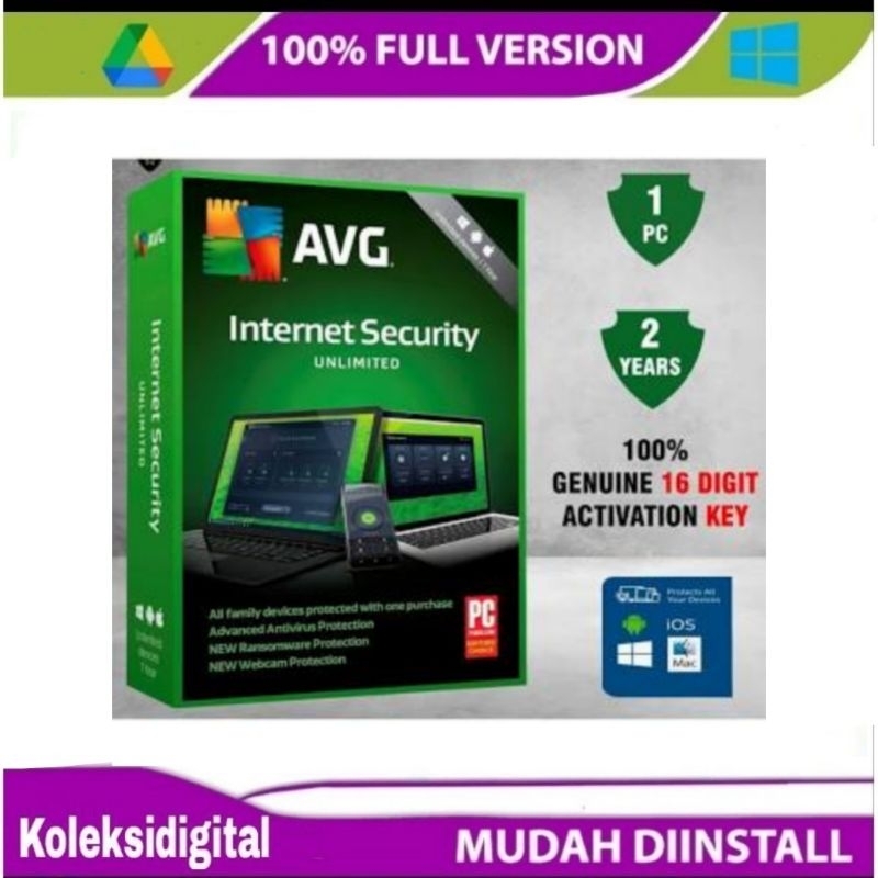 AVG Internet Security FULL VERSION GARANSI AKTIF main image