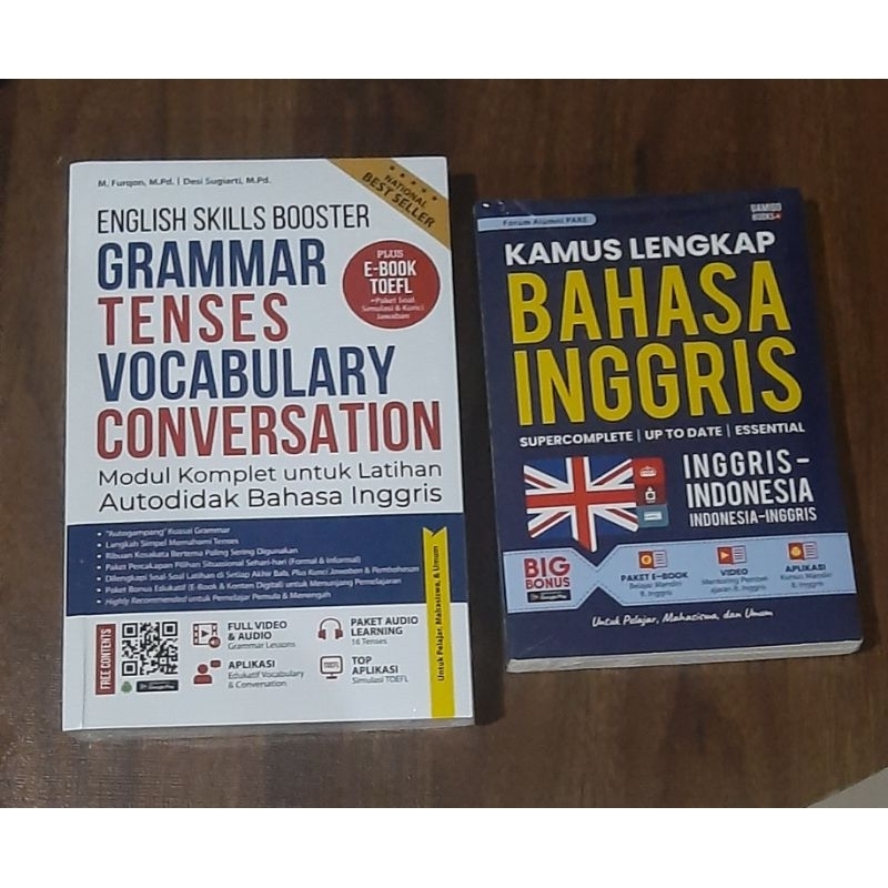 Jual Kamus Lengkap Bahasa Inggris Grammar Tenses Vocabulary ...