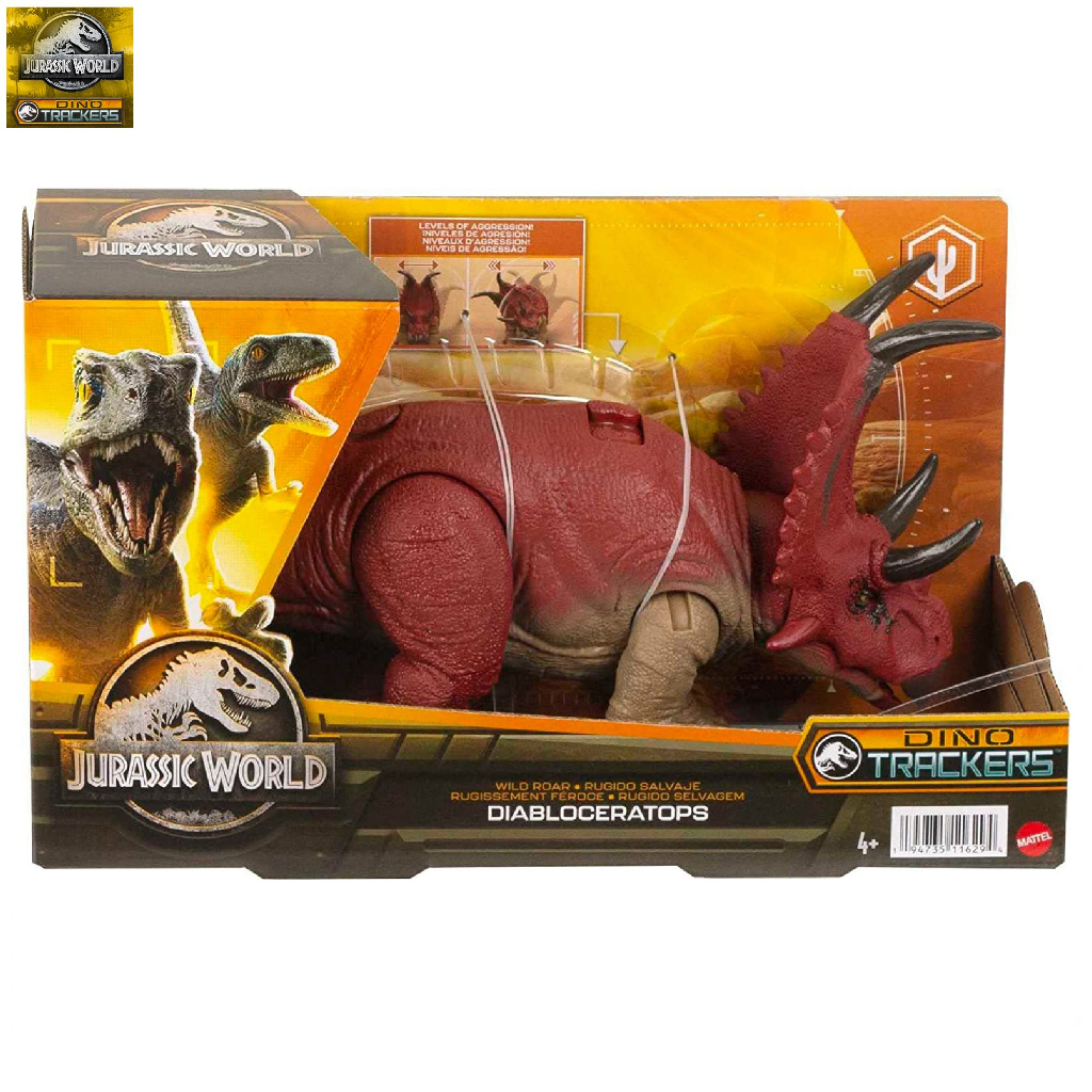 Jual JURASSIC WORLD 2023 Dino Trackers Wild Roar Wave 1 Diabloceratops ...