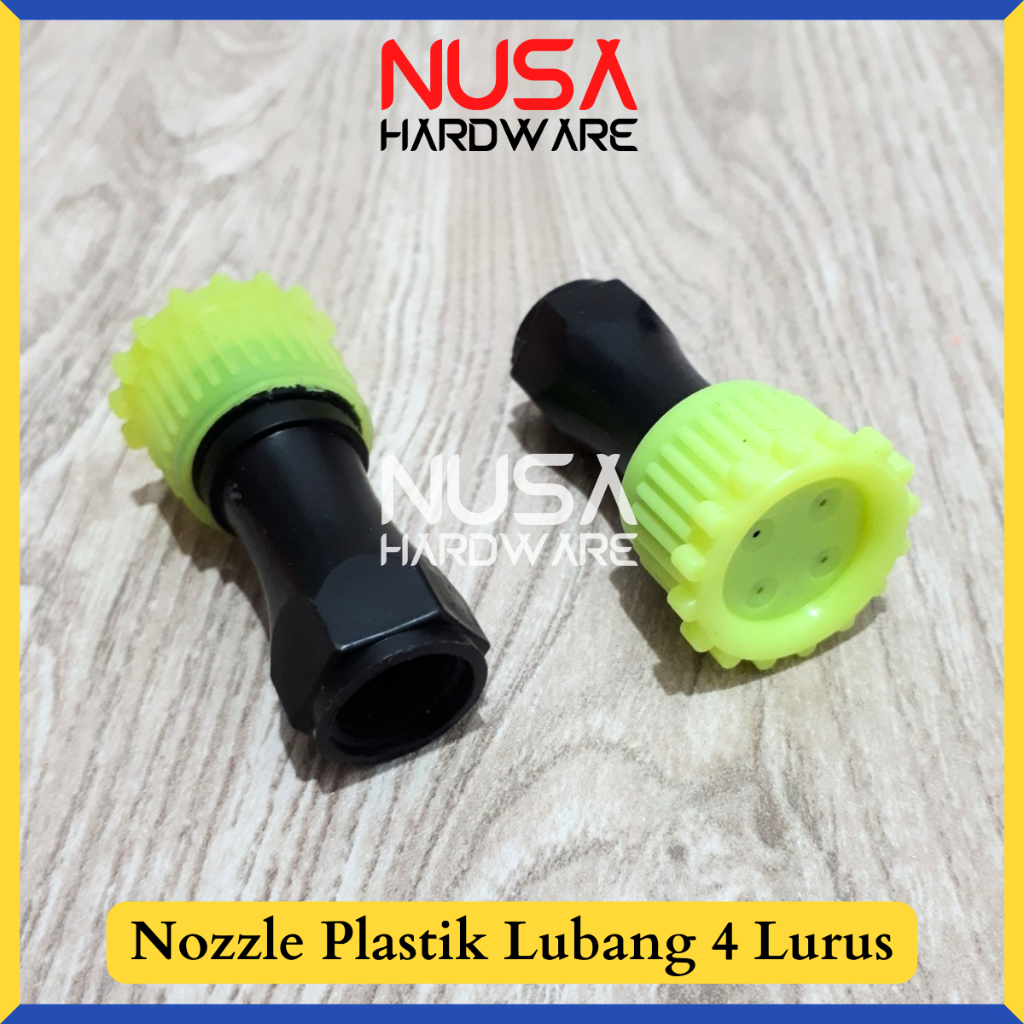 Jual NOZZLE PLASTIK BUNGA 4 LUBANG / TITIK / MATA SPRAYER ELEKTRIK ...