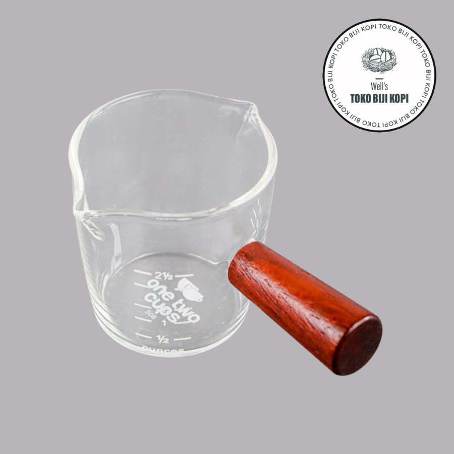 Jual Gelas Takar Espresso Measuring Cup Double Mouth Gagang Kayu S08 70 Ml Shopee Indonesia 6247