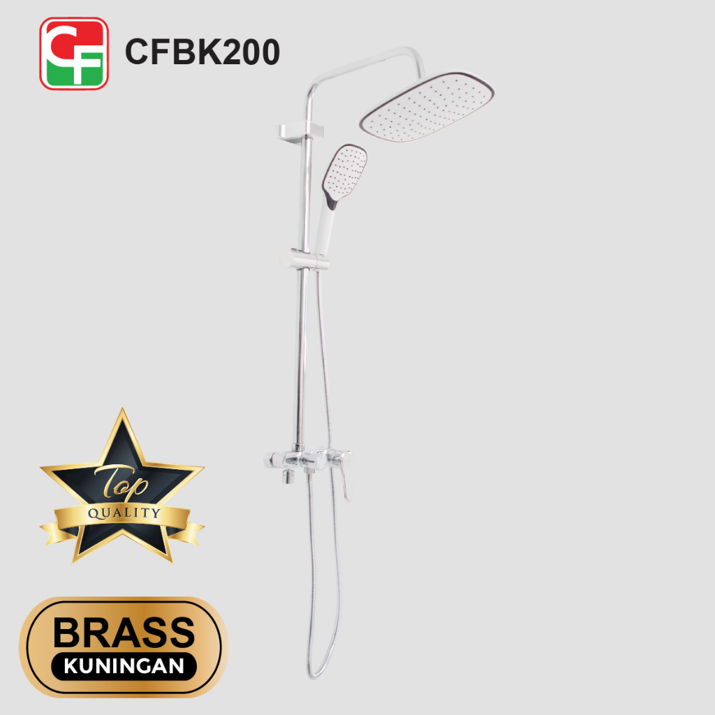 Jual Shower Tiang Set Kuningan Panas Dingin Bakkip Column Carlo Fiotini ...