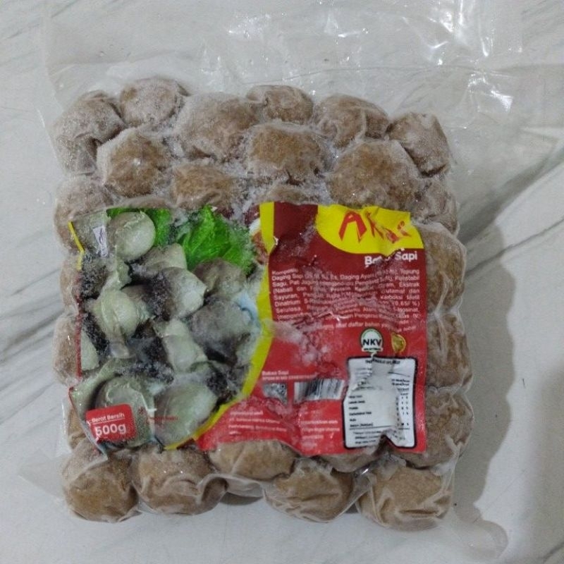 Jual Bakso Sapi Akai 500gr Kemasan Vacum Isi 50pcs Shopee Indonesia