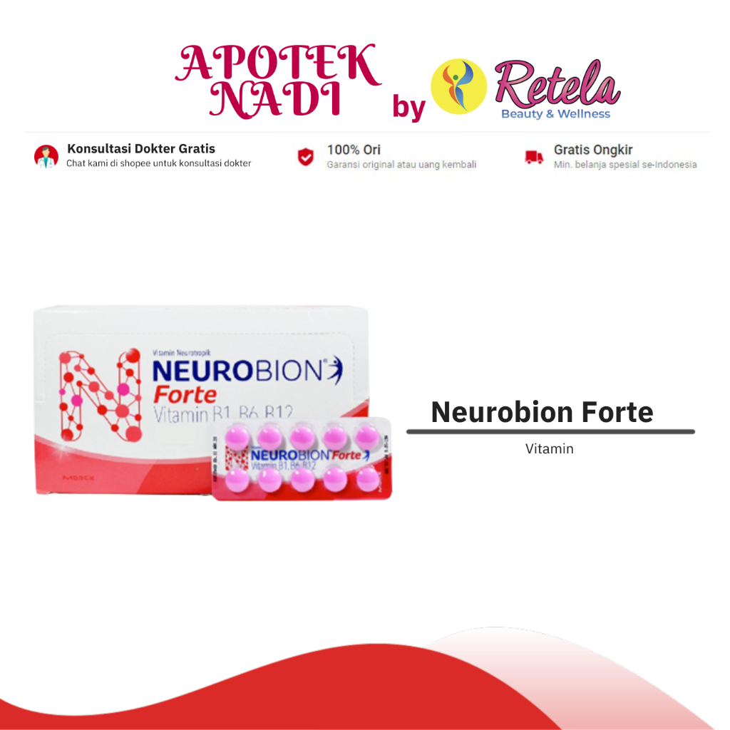 Jual NEUROBION FORTE STRIP ISI 10 TABLET | Shopee Indonesia