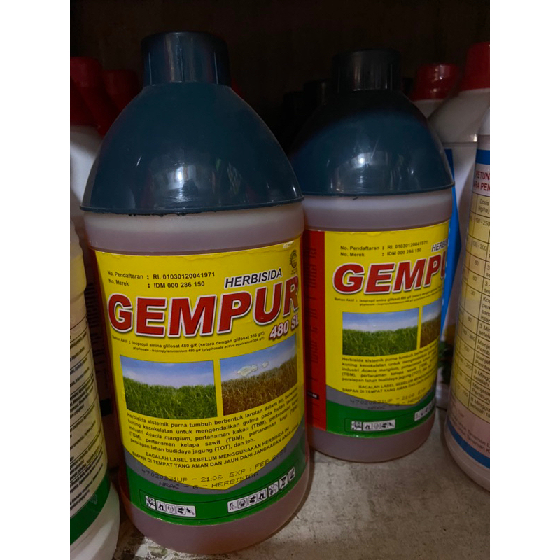 Jual herbisida obat rumput gempur glifosat 480sl obat rumput gempur ...