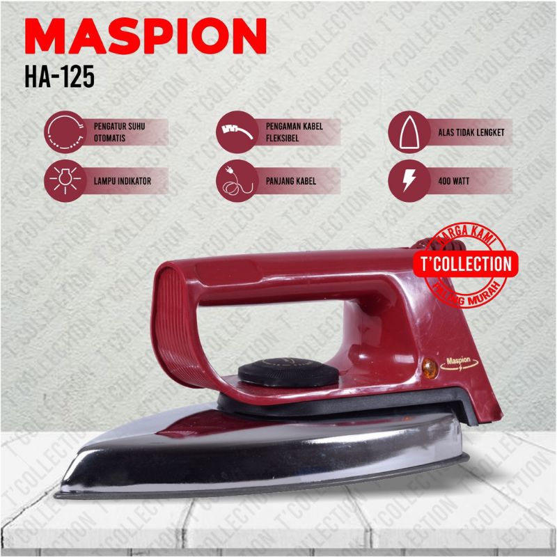 Jual Setrika Maspion Dry Iron Ha Watt Shopee Indonesia