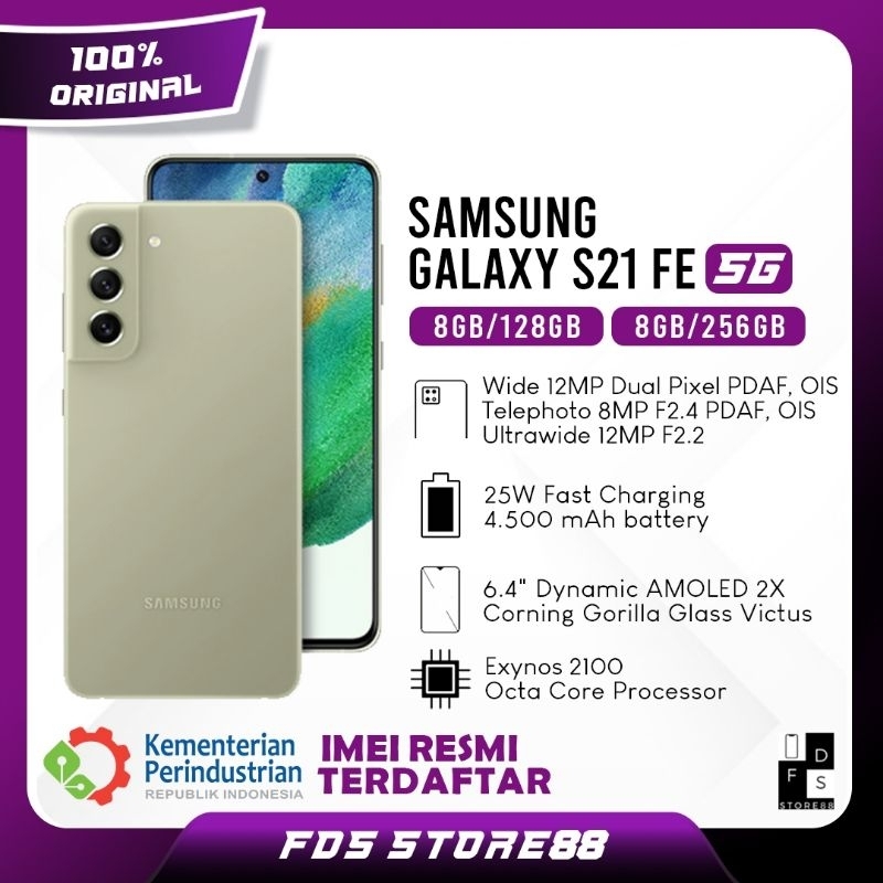 Jual Samsung Galaxy S21 Fe 5g 8 128 Gb 8 256 Gb Garansi Resmi Sein Shopee Indonesia