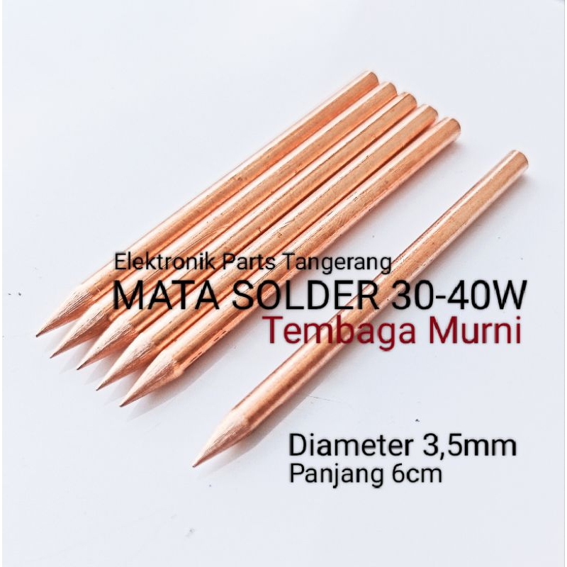 Jual Buah Mata Solder Tembaga Murni W W Mm Mata Solder Tembaga Murni W Mata