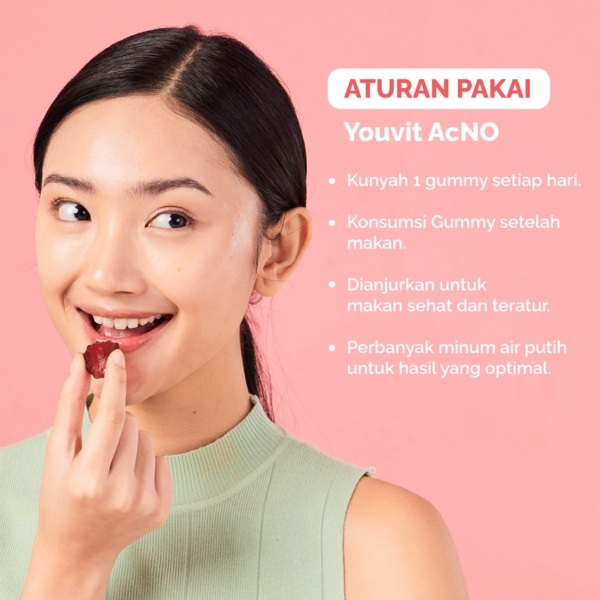 Jual 𝗬𝗢𝗨𝗩𝗜𝗧 Acno Gummy 7 Day With Niacinamide & Aloe Vera 28gr ...