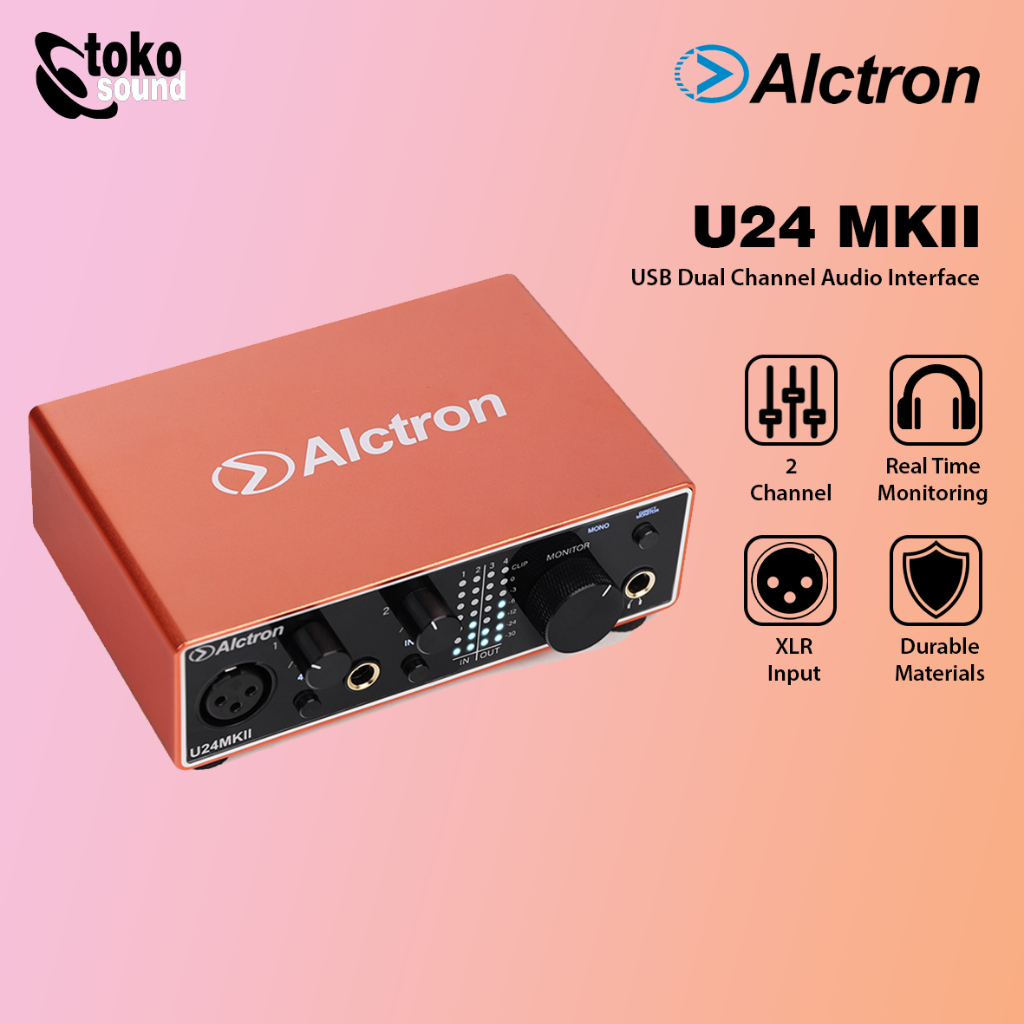Jual ALCTRON U24 MKII MK2 - 1 Channel USB Soundcard | Shopee Indonesia