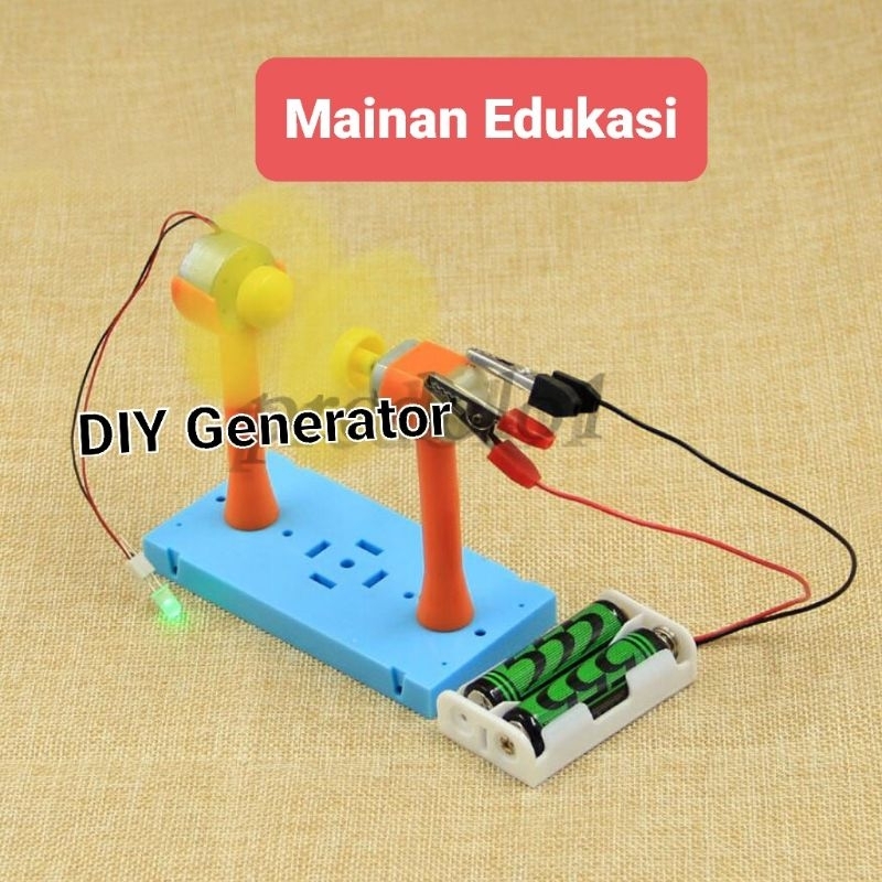 Jual G22 Mainan Edukasi Generator Turbin Pembangkit Listrik Tenaga Angin Mini Wind Turbin 2516