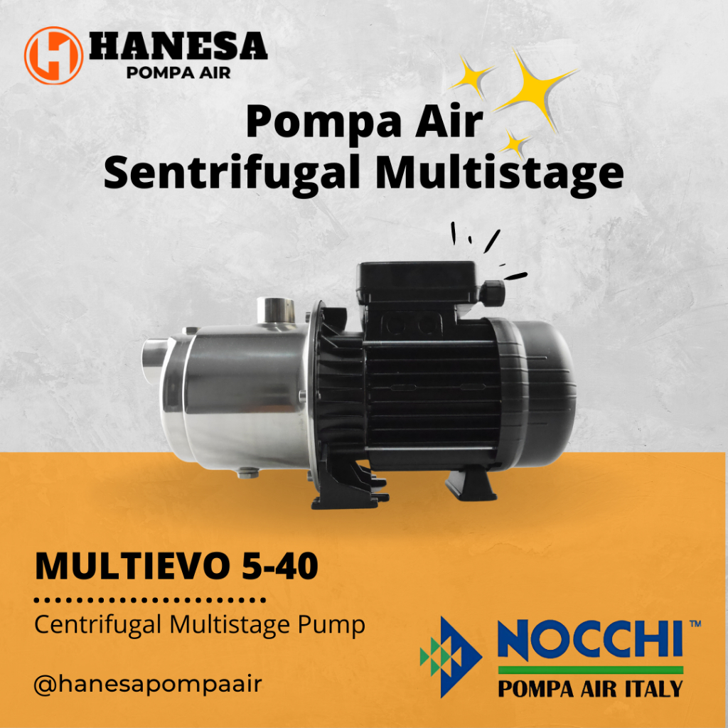 Jual Nocchi MULTI EVO 5 - 40 M Pompa Sentrifugal Multistage Stainless ...