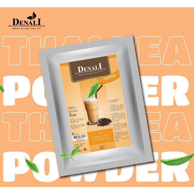 Jual powder denali thai tea / repacking sample 400gr | Shopee Indonesia