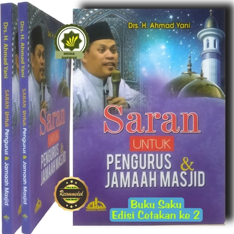 Jual Buku Saku SARAN Untuk PENGURUS MASJID Dan JAMAAH Masjid Manajemen ...