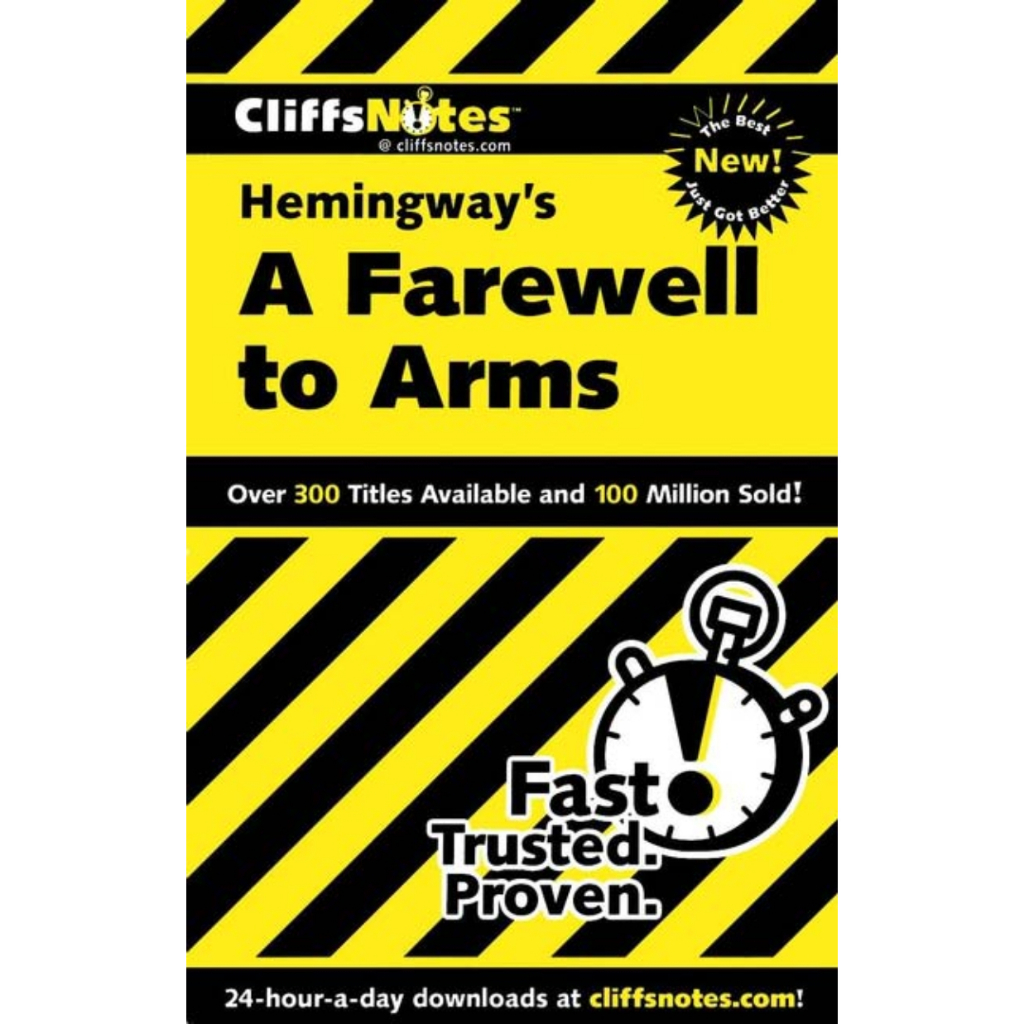 Jual A Farewell to Arms (Cliffs Notes) Shopee Indonesia