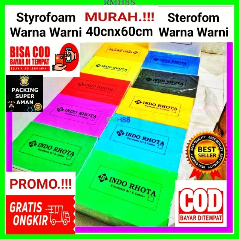 Jual Styrofoam Lembaran / Gabus Styrofoam Uk 40x60cm 5 Pcs | Shopee ...