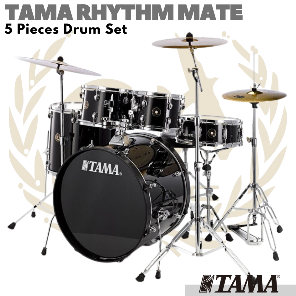 Jual Tama Rhythm Mate 5 Pieces Drum Set Kit Cymbals Rm52kh6c Shopee Indonesia 5093