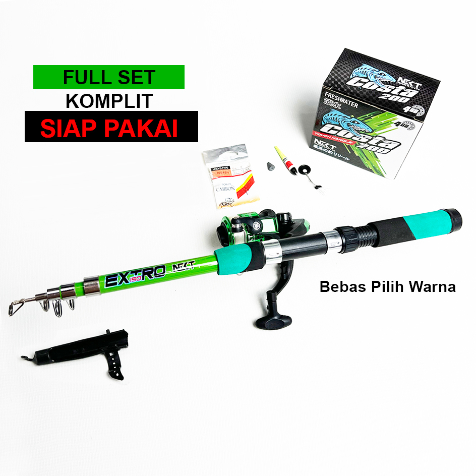 SET PANCING NEXT COSTA.KAGAWA 200 + JORAN 150 ANTENA JAPAN QUALITY TERLARIS KUAT