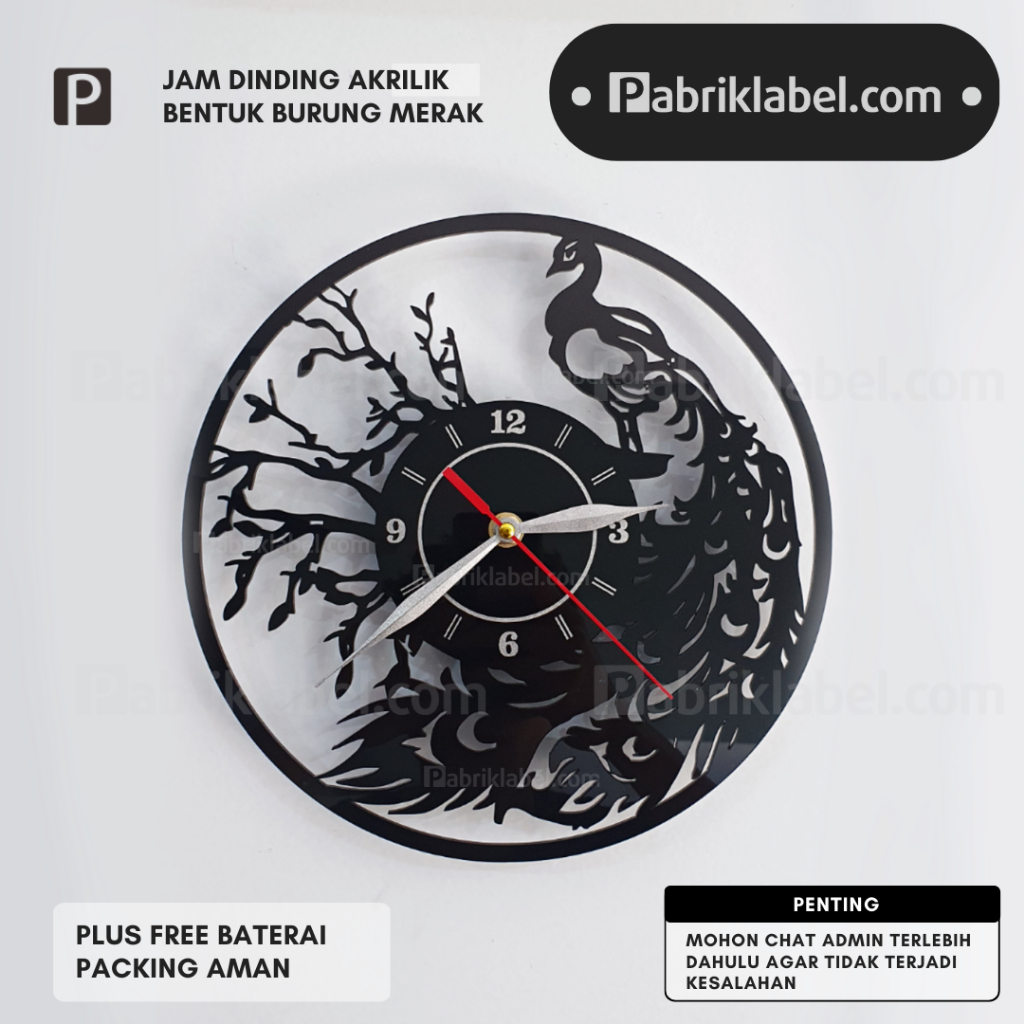 Jual Jam Dinding Akrilik | Jam Dinding Bentuk Aestethic| Jam Bentuk