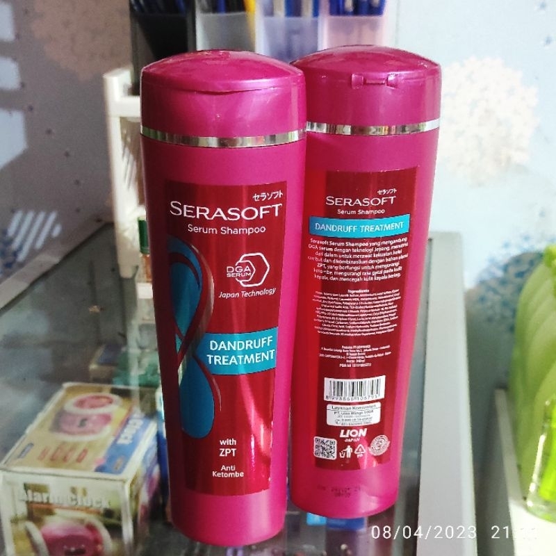 Jual Serasoft Serum Shampoo Dandruff Treatment 340ml with ZPT Sampo