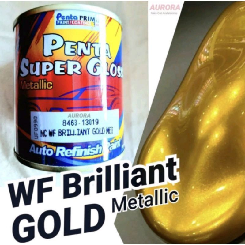 Jual Cat Penta Super Gloss WF Brilian Gold Met 8463-13019 Kuning Emas ...