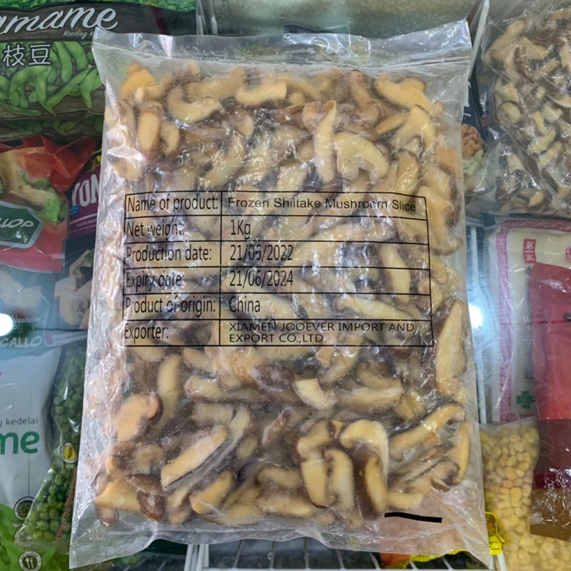 Jual Jamur Shitake Slice Frozen 1kg Shopee Indonesia
