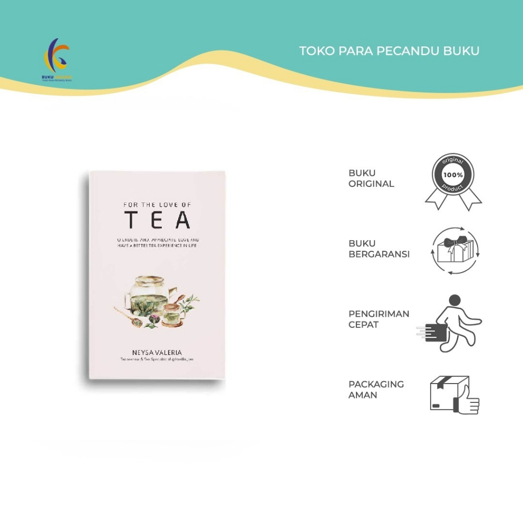 Jual Buku Bacaan Resep FOR THE LOVE OF TEA By Neysa Valeria