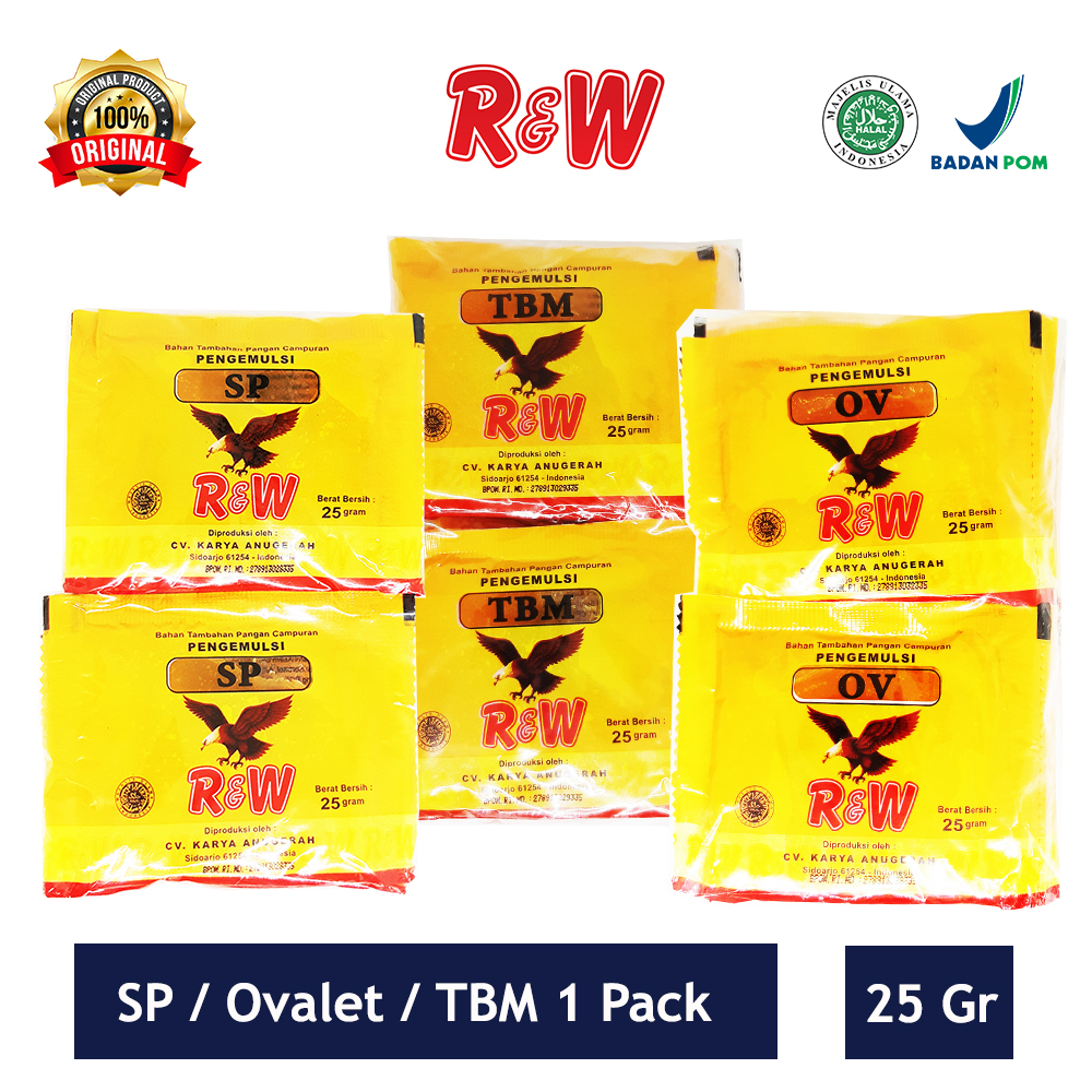 Jual Emulsifier SP Ovalet TBM Pengemulsi Pelembut Pengembang Kue Roti ...