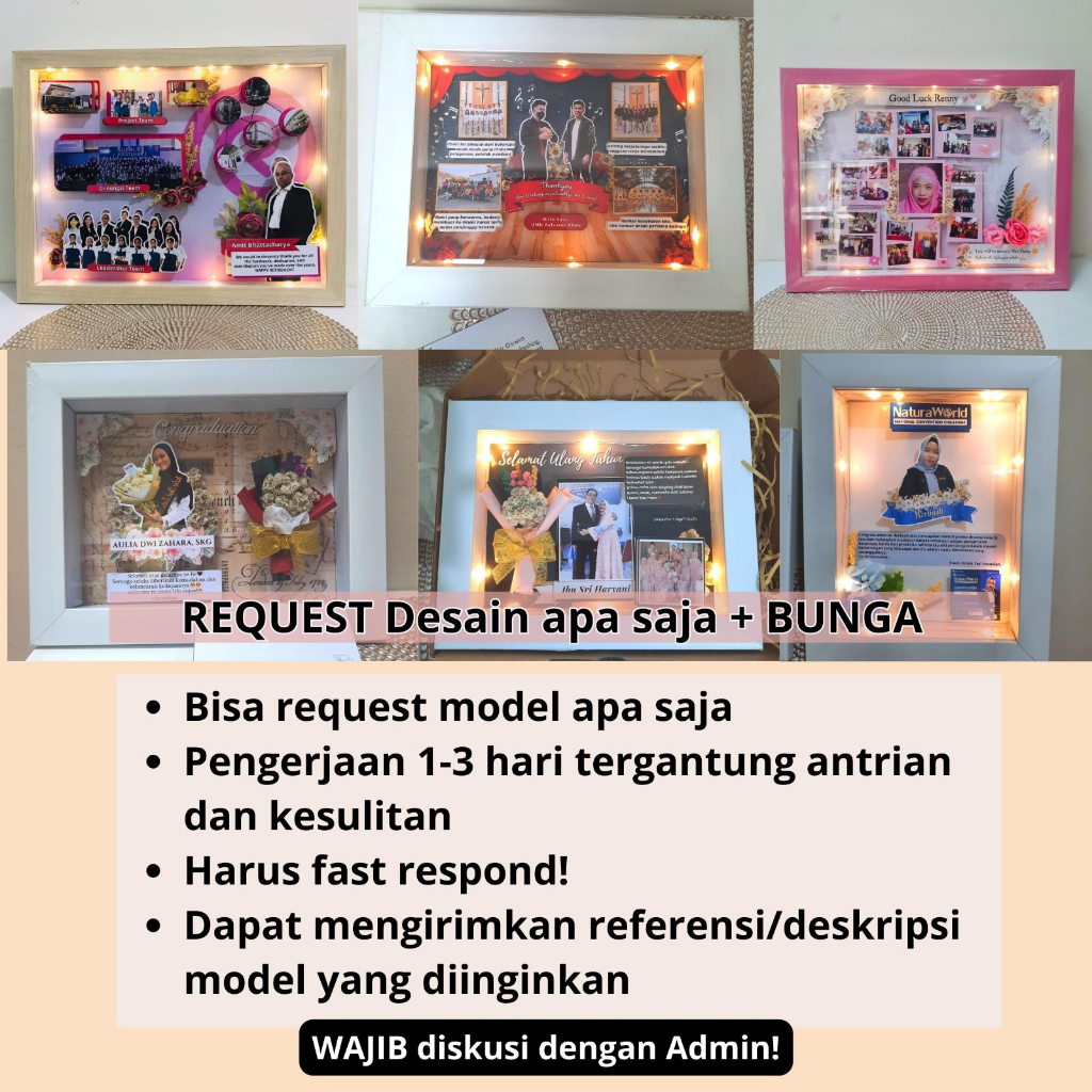 Jual PART 2 I Pop Up photo| Scrapbook | 3D photo frame| Bingkai 3D ...