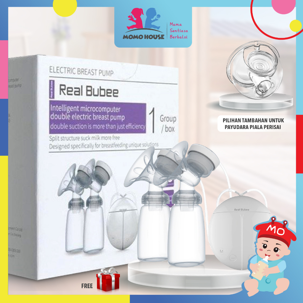 Jual Momo House Pompa Asi Elektrik Breast Pump Electric Pompa Asi Real Bubee Pompa Asi Elektrik