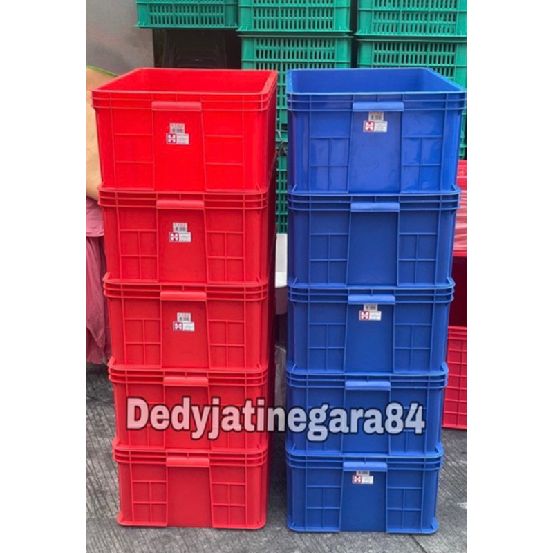 Jual Container Box Plastik Hanata 2104 Tutup Keranjang Industri