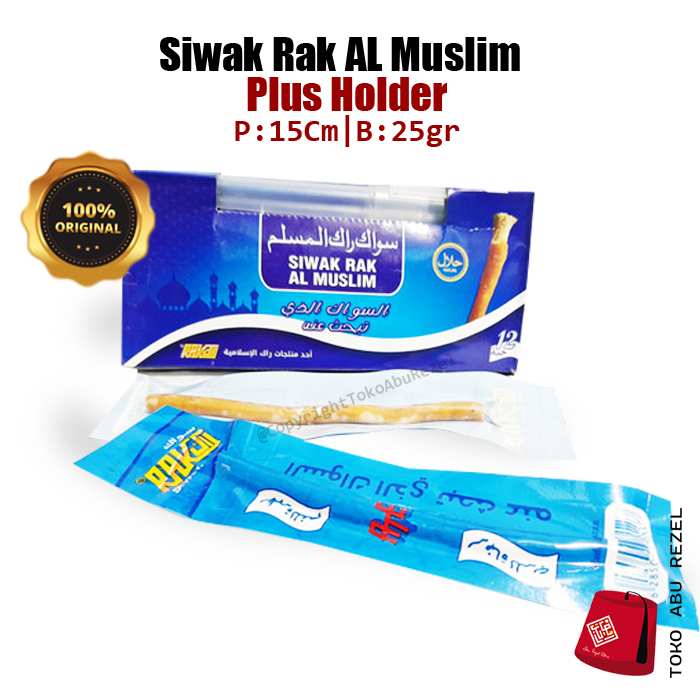 Jual Siwak Rak Al Muslim Plus Holder Made In Pakistan Plus Holder