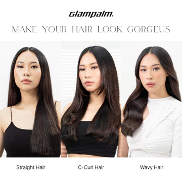 Glampalm Catokan Pelurus Rambut Vibrate Hair Straightener GP225AL
