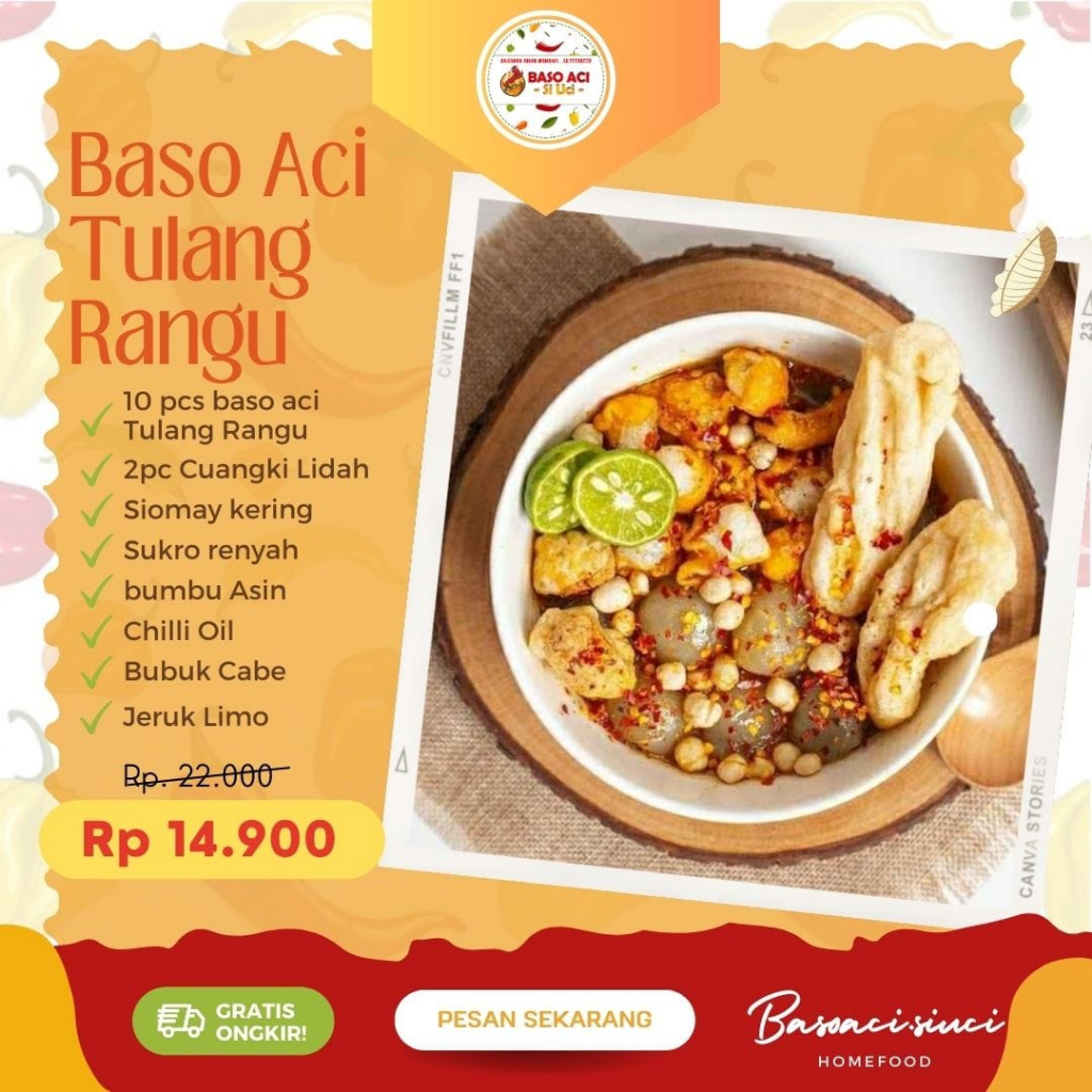 Jual Baso Aci Tulang Rangu Baso Aci Viral Baso Aci Enak Makanan