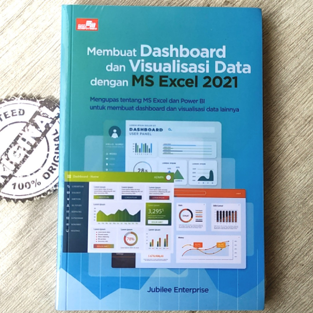 Jual Buku Membuat Dashboard Dan Visualisasi Data Dengan Ms Excel 2021