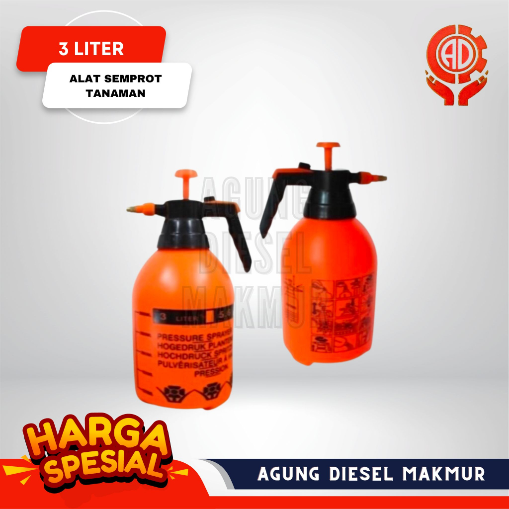 Jual Sprayer Botol Alat Semprot Air Tanaman Burung Disinfektan 3 Liter ...