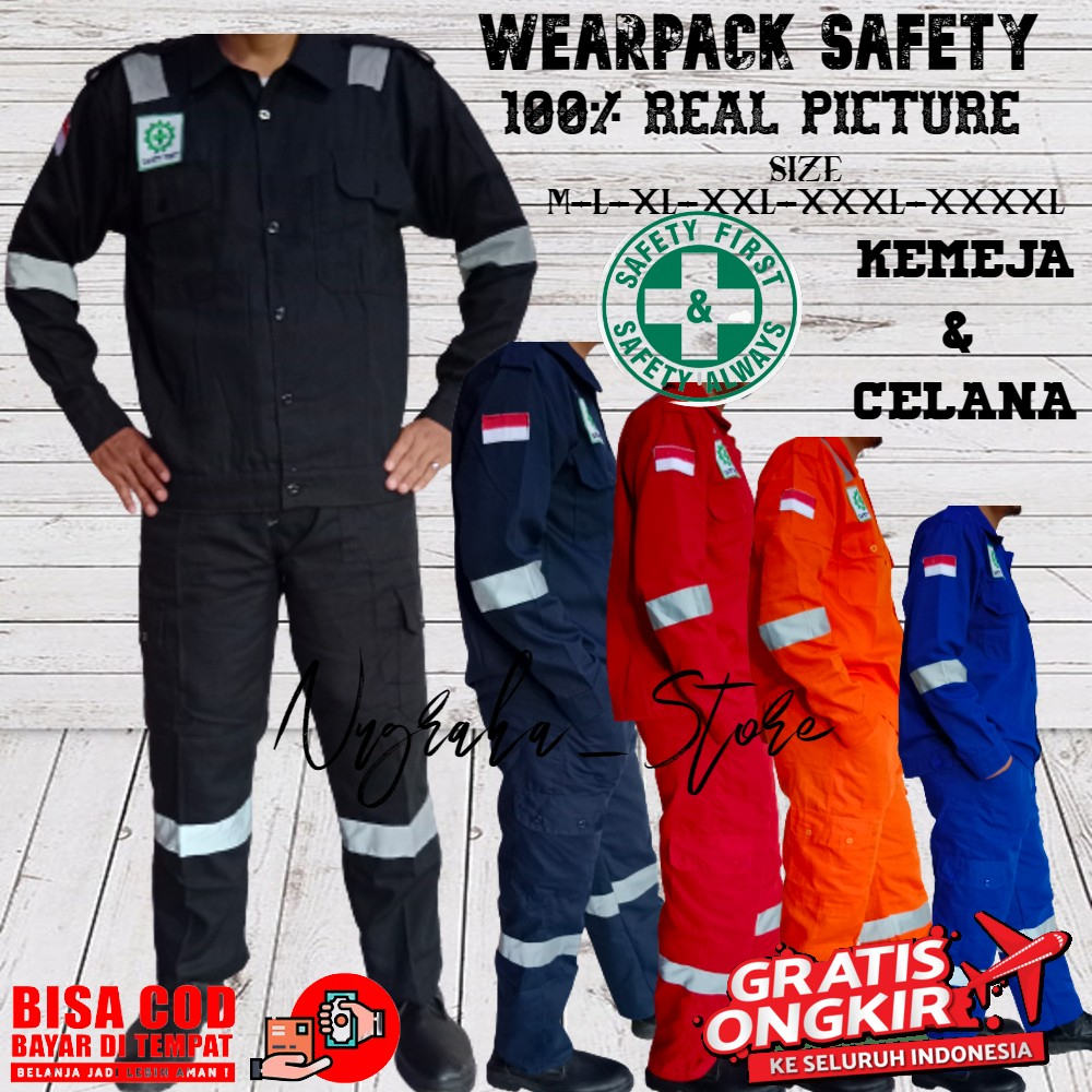 Jual Wearpack Setelan Baju & Celana Scotlight 2inch Seragam Safety ...