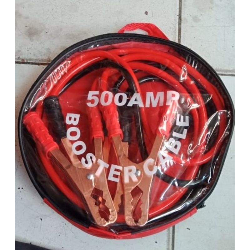 Jual Kabel Pancingan Aki Mobil,CABLE BOOSTER 500 AMP | Shopee Indonesia
