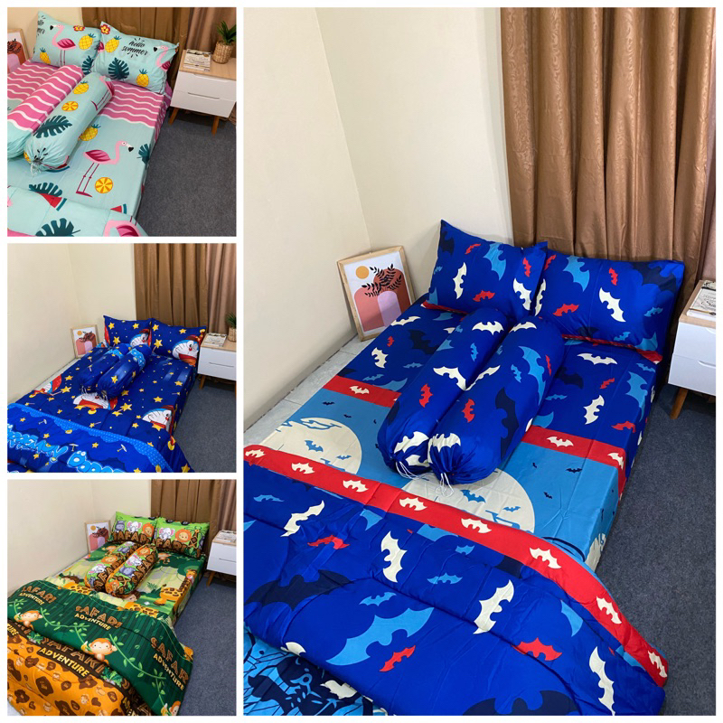 Jual BEDCOVER SET SEPREI KARAKTER BC 200x240 TERBARU Shopee Indonesia