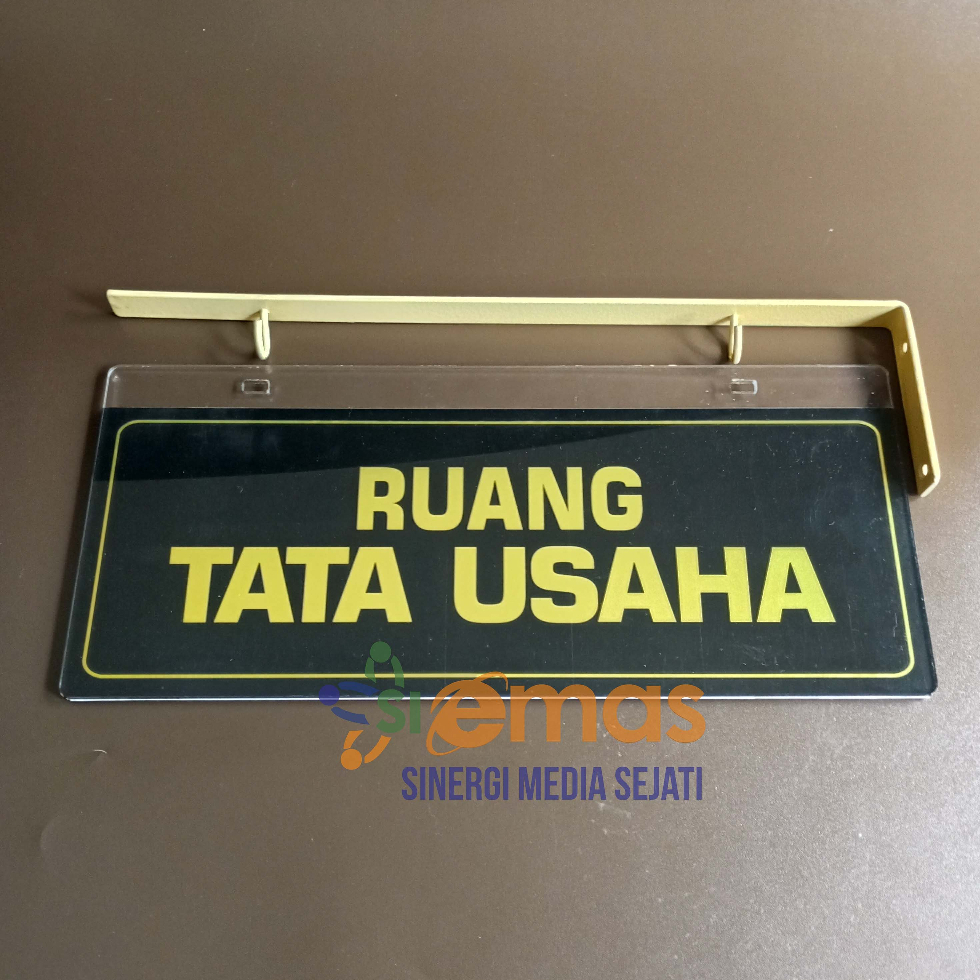 Jual Papan Akrilik Tanda Ruang Tata Usaha | Akrilik Gantung Ruang TU