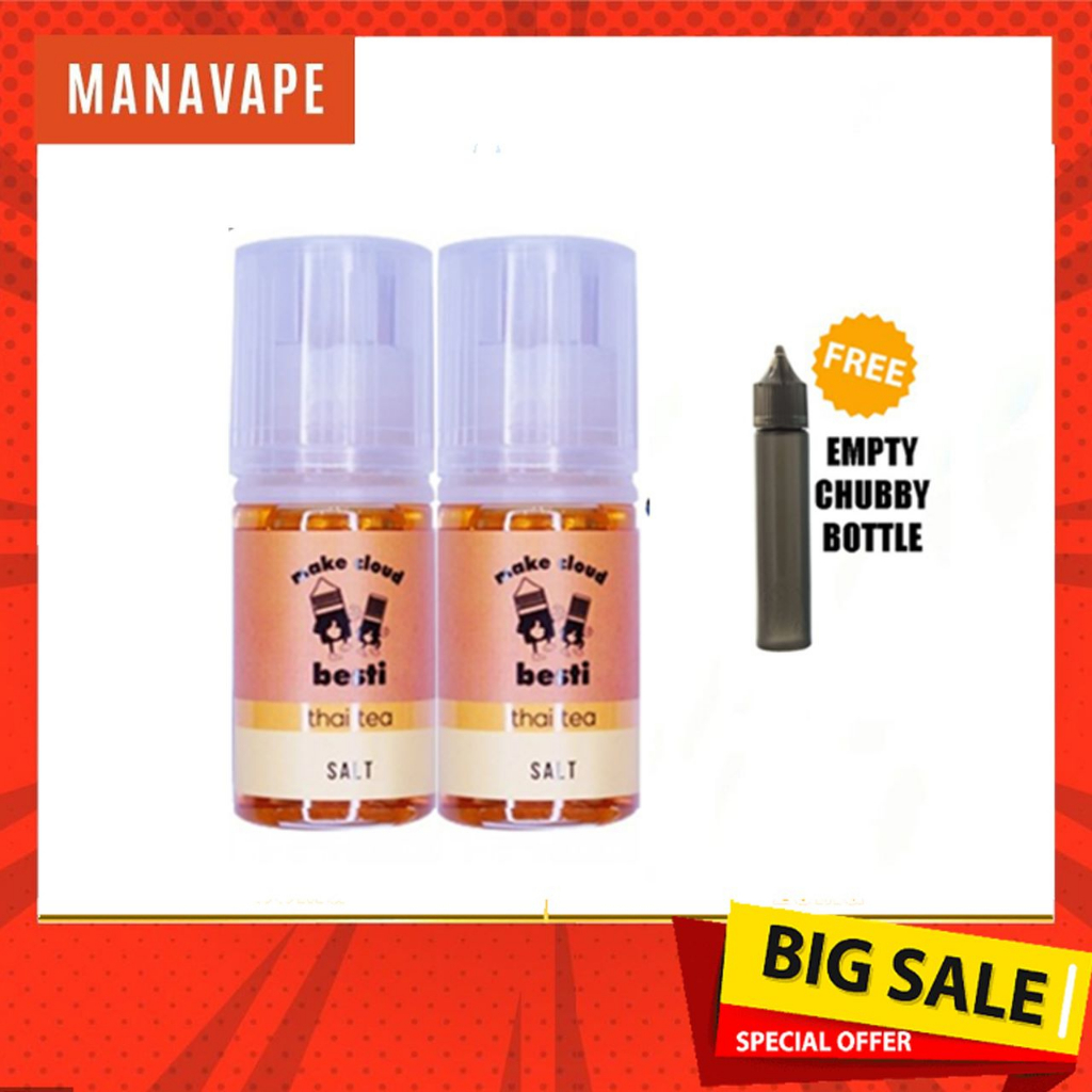 Jual BUNDLES MURAH BESTI THAI TEA SALT NIC 30ML / 30MG Shopee Indonesia