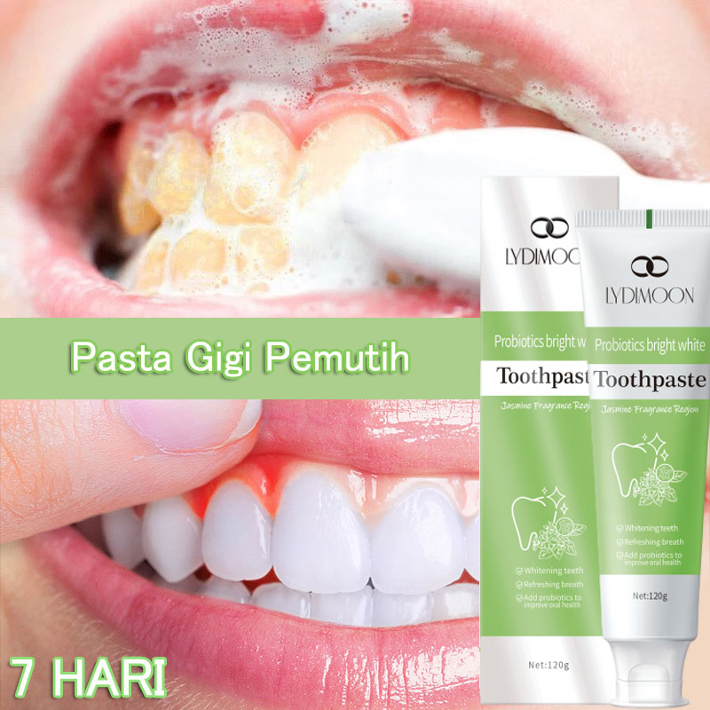 Jual LYDIMOON Pasta gigi pemutih probiotik pemutih gigi dan penghilang