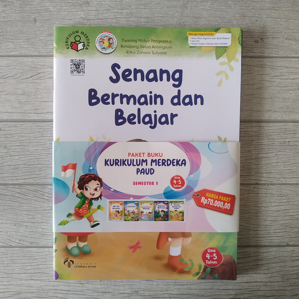 Jual Buku PAUD TK Kurikulum Merdeka (Usia 4-5 Tahun) Semester 1 Lengkap ...