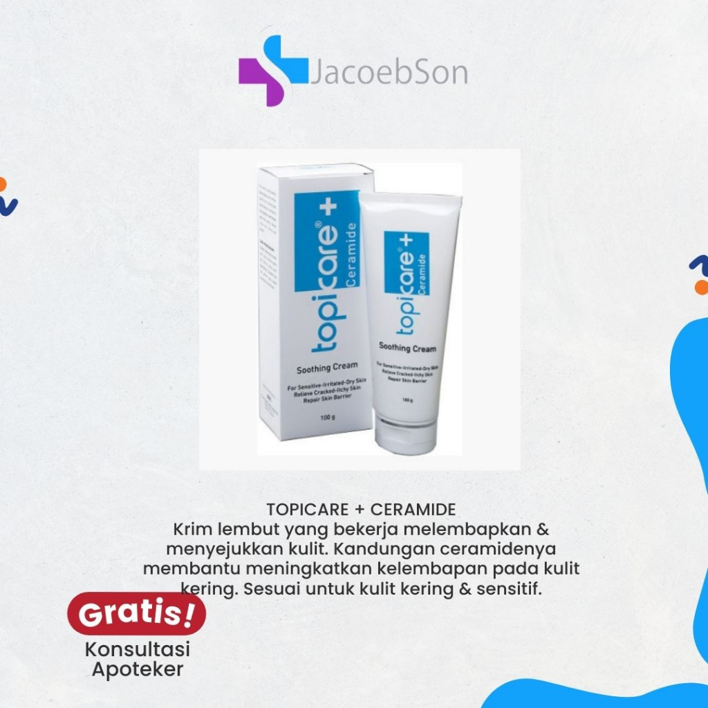 Jual TOPICARE + CERAMIDE CREAM 100 GRAM | Shopee Indonesia